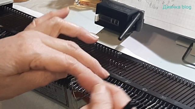 Ажурная кайма зубцами/ Ооочень подробный попетельный МК/ Вязание на машине