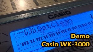 Casio WK 3000 / Casio WK-3000 Demo / HighGrade Keyboards / Demo