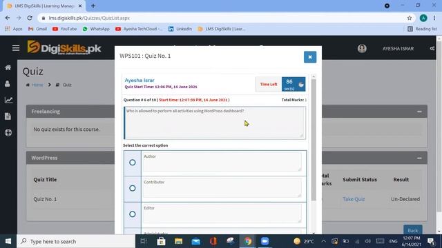 DigiSkills WordPress Quiz 1 Batch-10 Solution