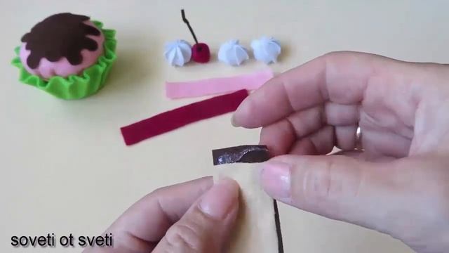DIY:Делаем Мороженное и Кексы из фетра своими руками. смотреть онлайн