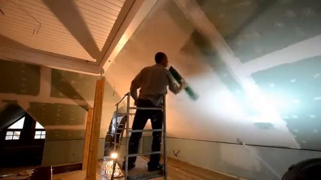 Нанесение шпаклевки валиком смотреть онлайн