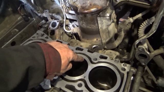 Toyota RAV4 4D- cat дизель 2006 ремонт мотора замена прокладки гбц двс.mp4 смотреть онлайн