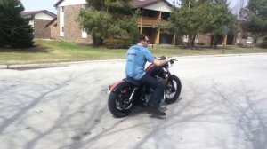 Harley Davidson 1200 sportster nighster no mufflers