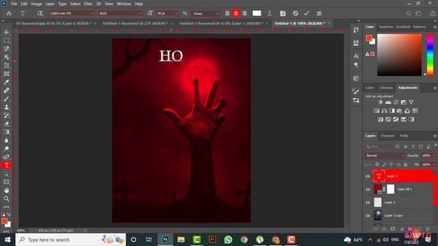 Horror Book Cover Design | In Just 5minutes | 2022 | Way To Graphic