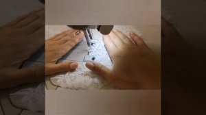 Как пришить кружево к низу юбки