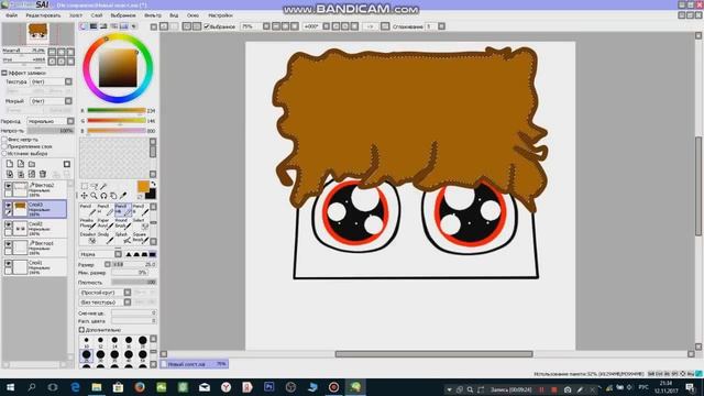 КАК СДЕЛАТЬ АРТ НАРИСОВАННЫЙ В Paint Tool SAI !? смотреть онлайн