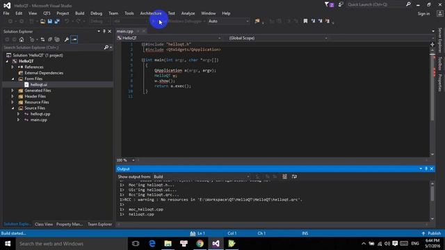 Install Qt In Visual Studio 2015
