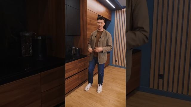 Когда кухня и вся мебель в квартире в едином стиле и материалах-это❤️❤️? #дизайнинтерьера смотреть онлайн