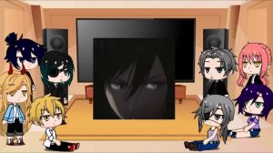 Chainsaw man react to Attack on Titan.RU/ENG Человек бензопила реакция на Атаку Титанов.