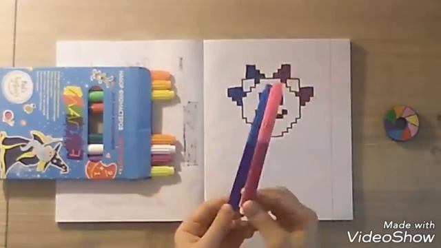 По клеточкам смайлик-девочка смотреть онлайн