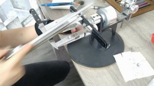 Заточка кухонного ножа линзовидной заточкой. Профиль К-03