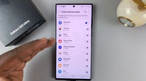 How To Allow Apps From Unknown Sources On Samsung Galaxy S23 / S23+ / S23 Ultra