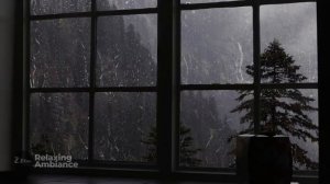 Pluie sur la fenêtre avec des sons de tonnerreㅣDe fortes pluies pour dormir, étudier et se détendre