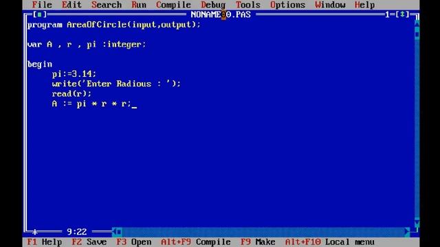 How To Make A Simple Pascal Program To Find The Area Of A Circle смотреть онлайн