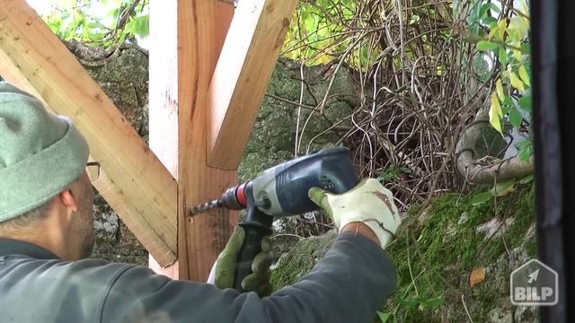 Comment construire un CARPORT en bois смотреть онлайн