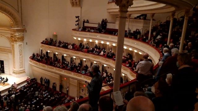 View from Carnegie Hall's Dress Circle Row EE Seat 11 смотреть онлайн