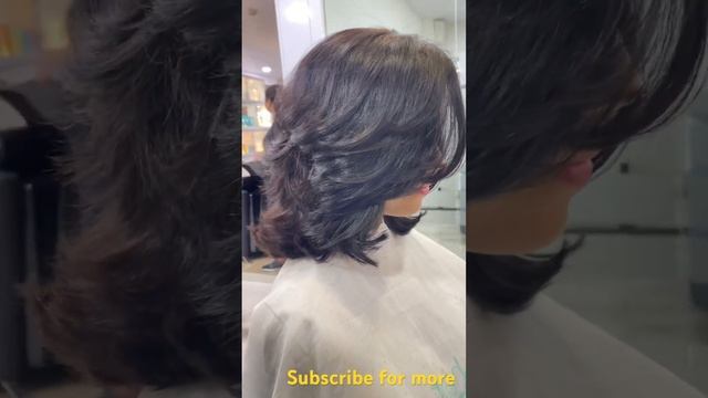 Short layer haircut #haircut #layerhaircut #shortsvideo