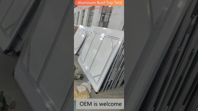 Triangle aluminum roof tent production process!! смотреть онлайн