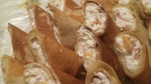 Блины с творогом, персиком и бананом. Цыганка готовит класс. gipsy kitchen.