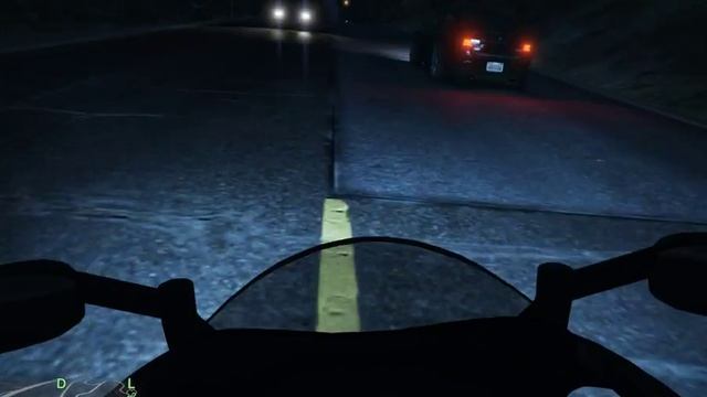 Езда на мотоцикле в GTA 5/Riding a motorbike in GTA 5 смотреть онлайн