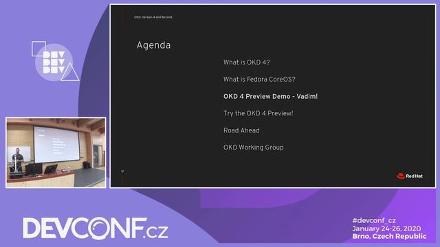 The Road to OKD4: Operators, Fedora CoreOS and K8S - DevConf.CZ 2020 смотреть онлайн