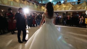 Супер кабардинская свадьба в Нальчике Заур и Аида танец жениха и невесты