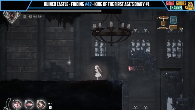 Ender Lilies 100% Exploration Walkthrough #6 - Ruined Castle - All Collectibles & Items