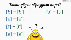 Видеоурок "Твёрдые и мягкие согласные звуки"