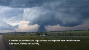 Tornado wrecks homes in Canada's Alberta province