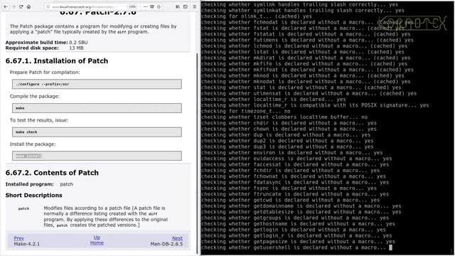 LFS on an Intel i486 Episode 145 - 6.67. Patch-2.7.6 смотреть онлайн