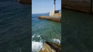 Ялта Отрадное конец июня море пляж