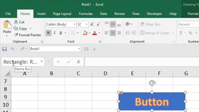 How to Create Floating Buttons In Excel to Run VBA