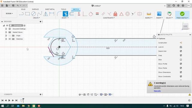 Fusıon360 Sketch Tutorial #2 I Autodesk I CAD смотреть онлайн