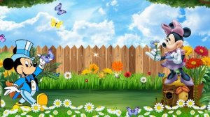 Футаж С Днем рождения! Детский Микки.