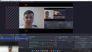 Как в OBS studio настроить за 3 минуты, чтобы было видно презентацию и вебкамеру, и видно лицо