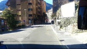 Андорра, 2019, Картинка из окна автобуса через весь город.