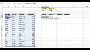 Excel FILTER formula example ⏳ How to use Filter formula in Excel