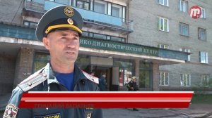 Пожарные провели учения в клинической больнице «РЖД-Медицина»