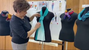 Мастер-класс «Как красиво завязать шарф, платок или палантин»