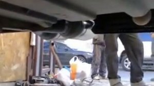 MERCEDES BENZ W220 спортивный выхлоп