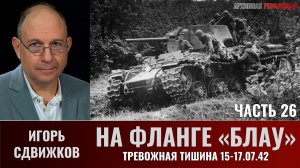 Игорь Сдвижков. На фланге "Блау". Часть 26. Тревожная тишина. События 15 - 17 июля 1942 года