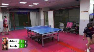 I played against a Long Pips player