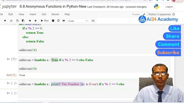 Lambda Function in Python, Python Lambda Functions, Anonymous Functions Python, Lambda Python, Ai24
