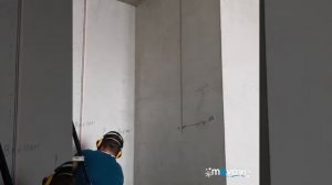 Электромонтажные работы. Работа штроборезом.