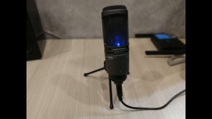 Распаковка и обзор микрофона Audio-Technica AT2020 USB+