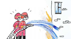 Почему вода тушит огонь?