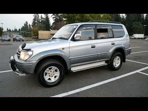 1996 Toyota Land Cruiser Prado TZ AT Обзор Японского внедорожника с правым рулём.