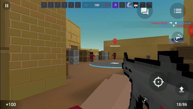 Блок страйк обновился!!!играю в режим царь горы!! смотреть онлайн