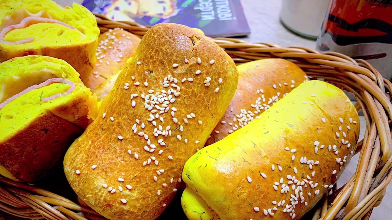 БУЛОЧКИ С СЮРПРИЗОМ. Мягкие, Воздушные Булочки с сыром и ветчиной смотреть онлайн