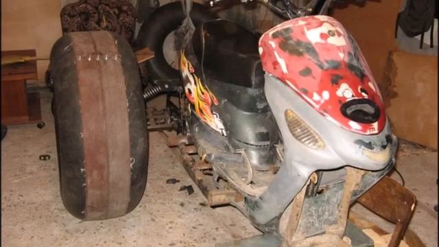 скутер переделанный в муравей и болотоход смотреть онлайн